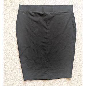 Torrid Black Stretch Pull-on Work Pencil Skirt Sz XXL